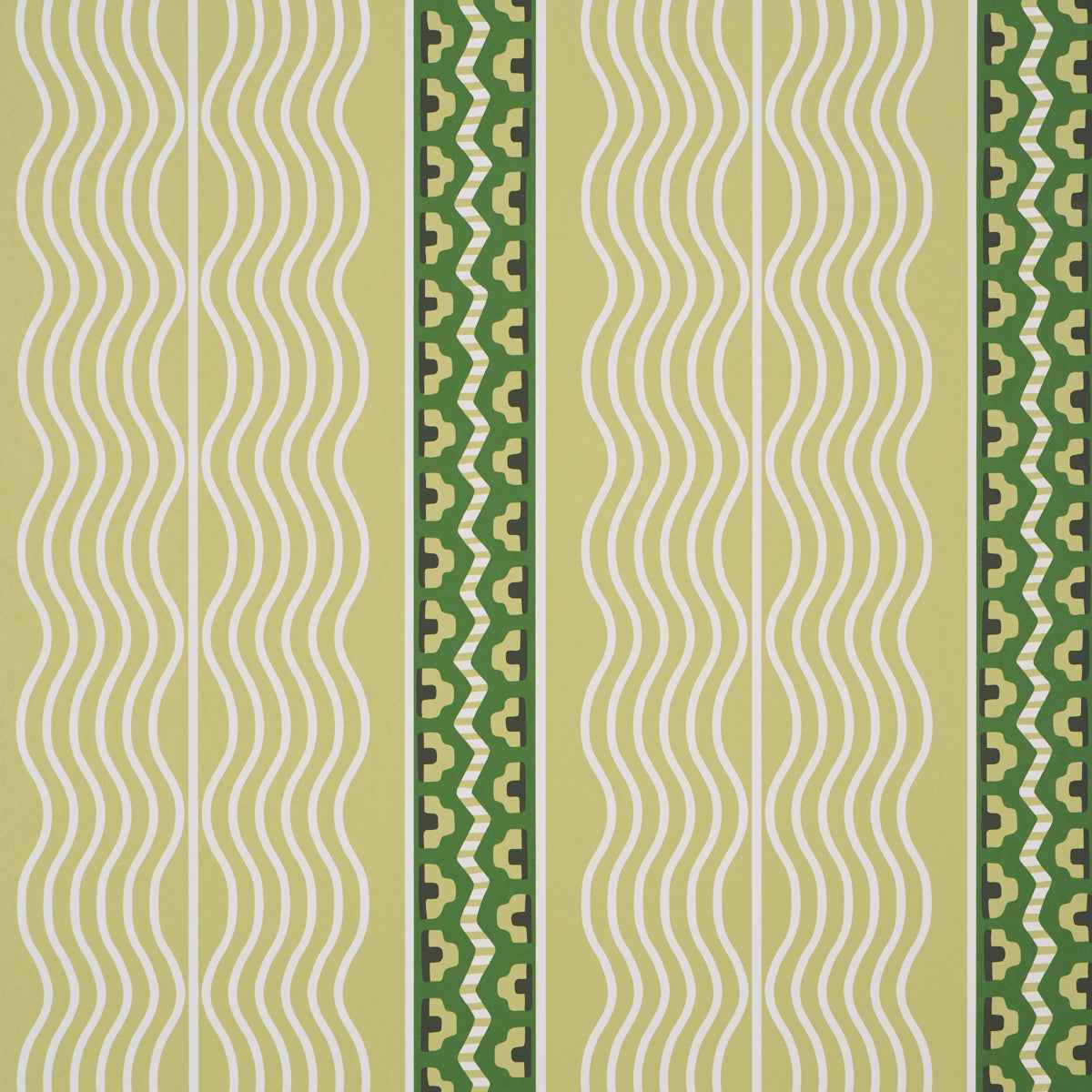 Crème Anglaise - Juniper Green - Schumacher 5018301