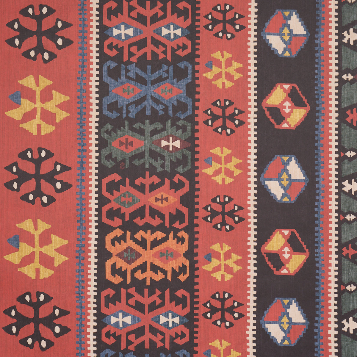 Sahane - Pomegranate Red - Schumacher 5018320 Wallpaper - Schumacher Wallpaper