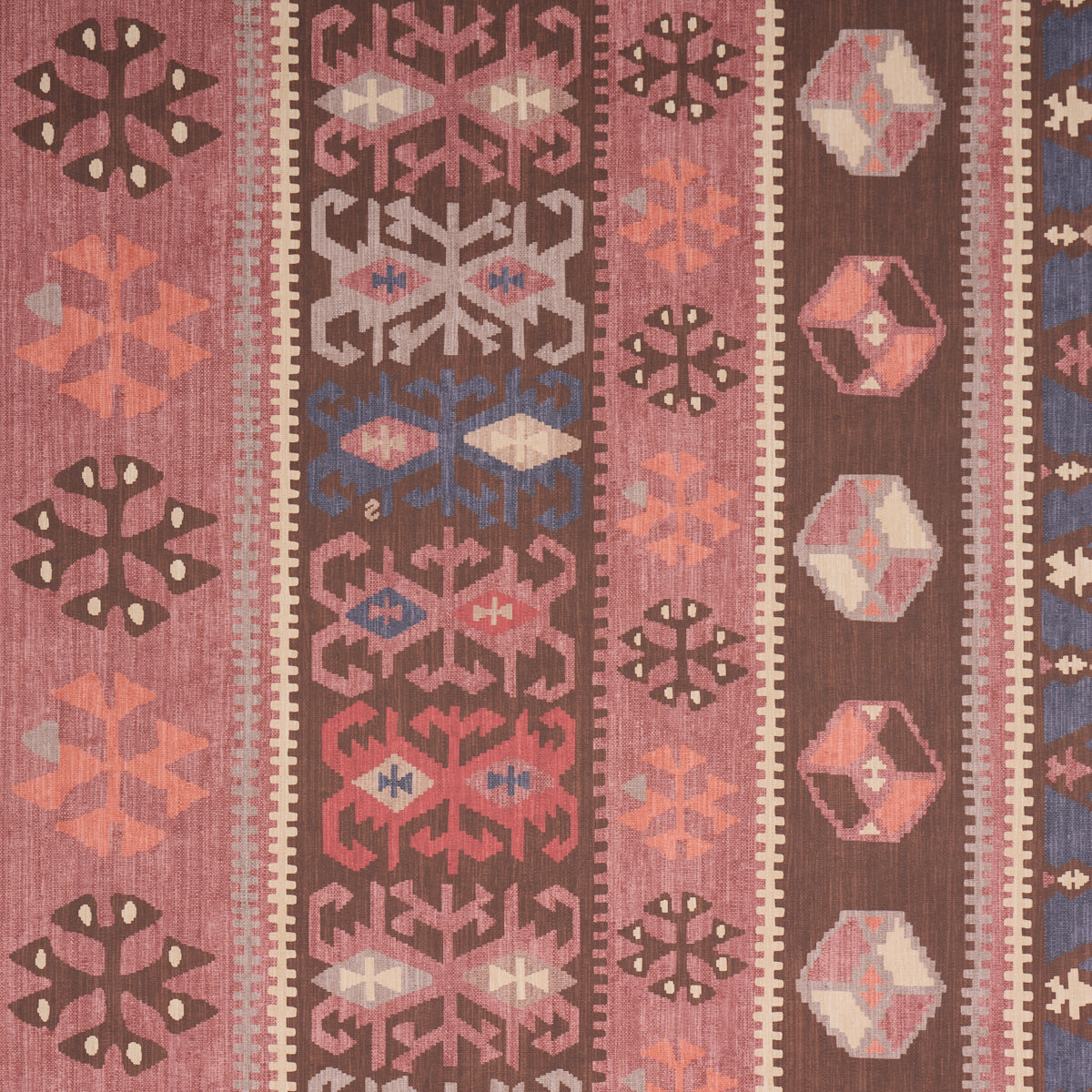 Sahane - Faded Rust - Schumacher 5018322 Wallpaper