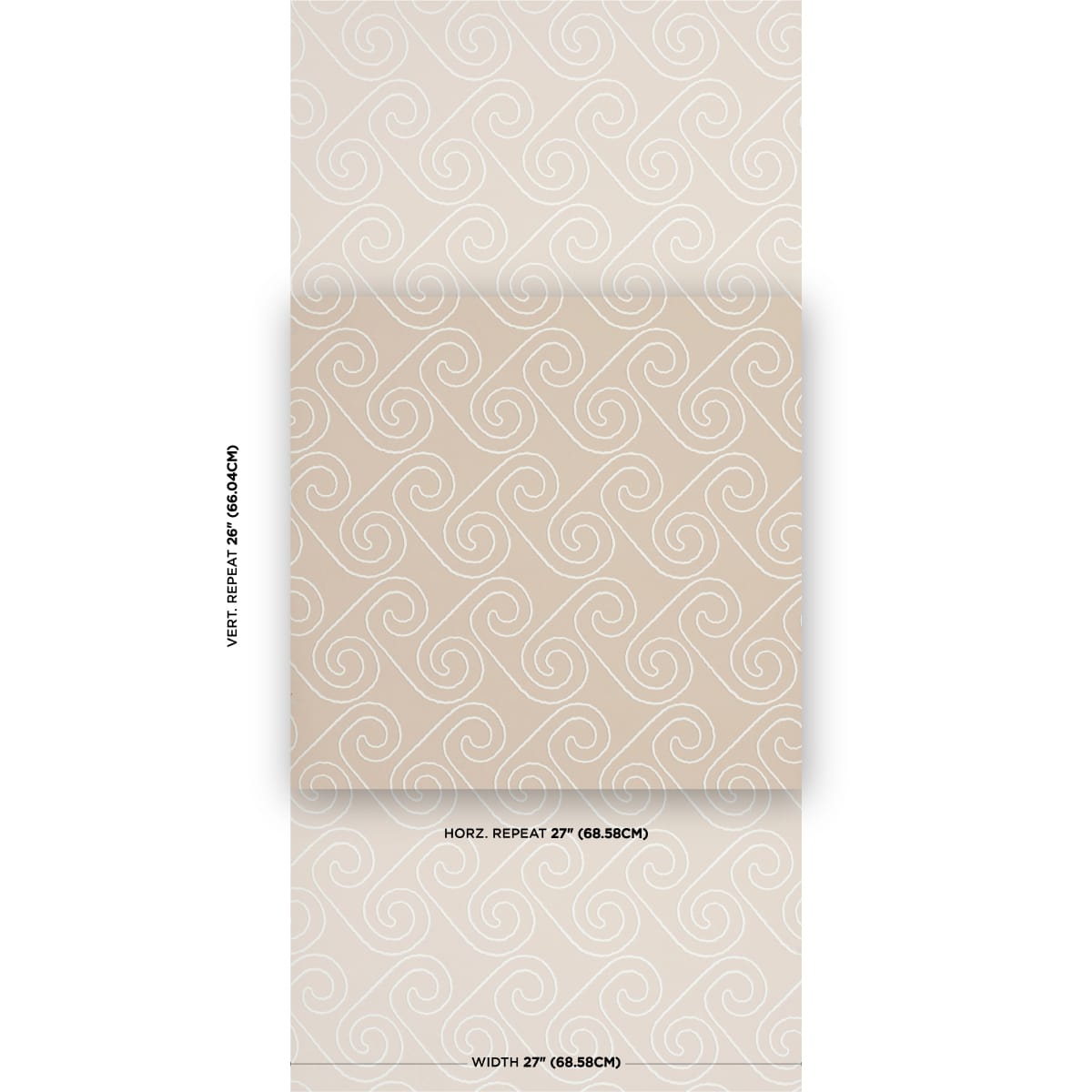 FORTUNA-LIGHT-BEIGE-SCHUMACHER-5018360 - Schumacher Wallpaper