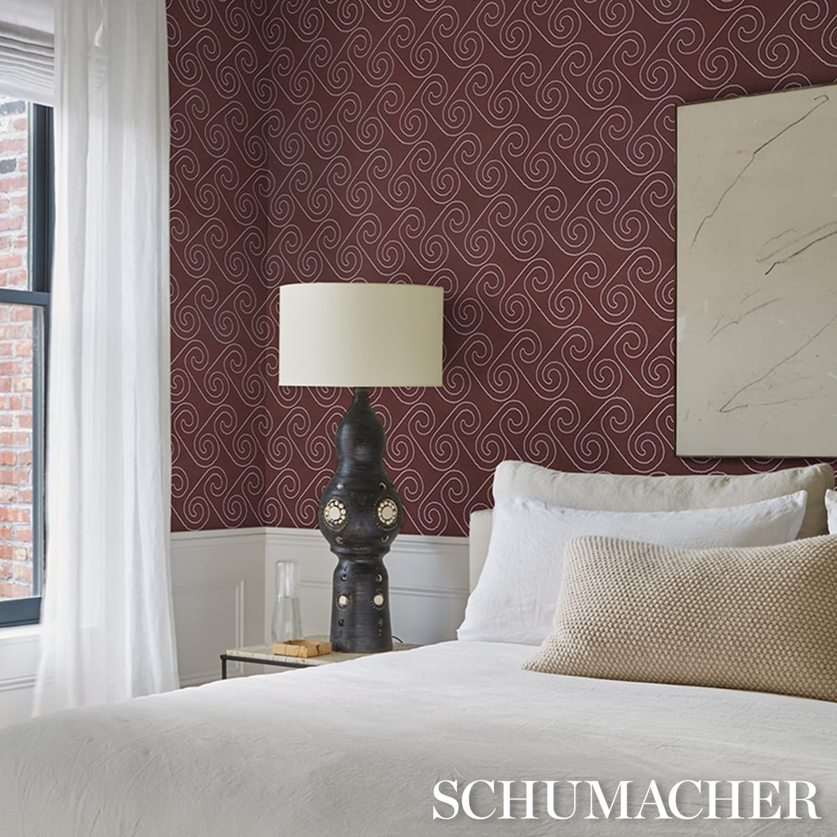 FORTUNA-PLUM-SCHUMACHER-5018362 - Schumacher Wallpaper