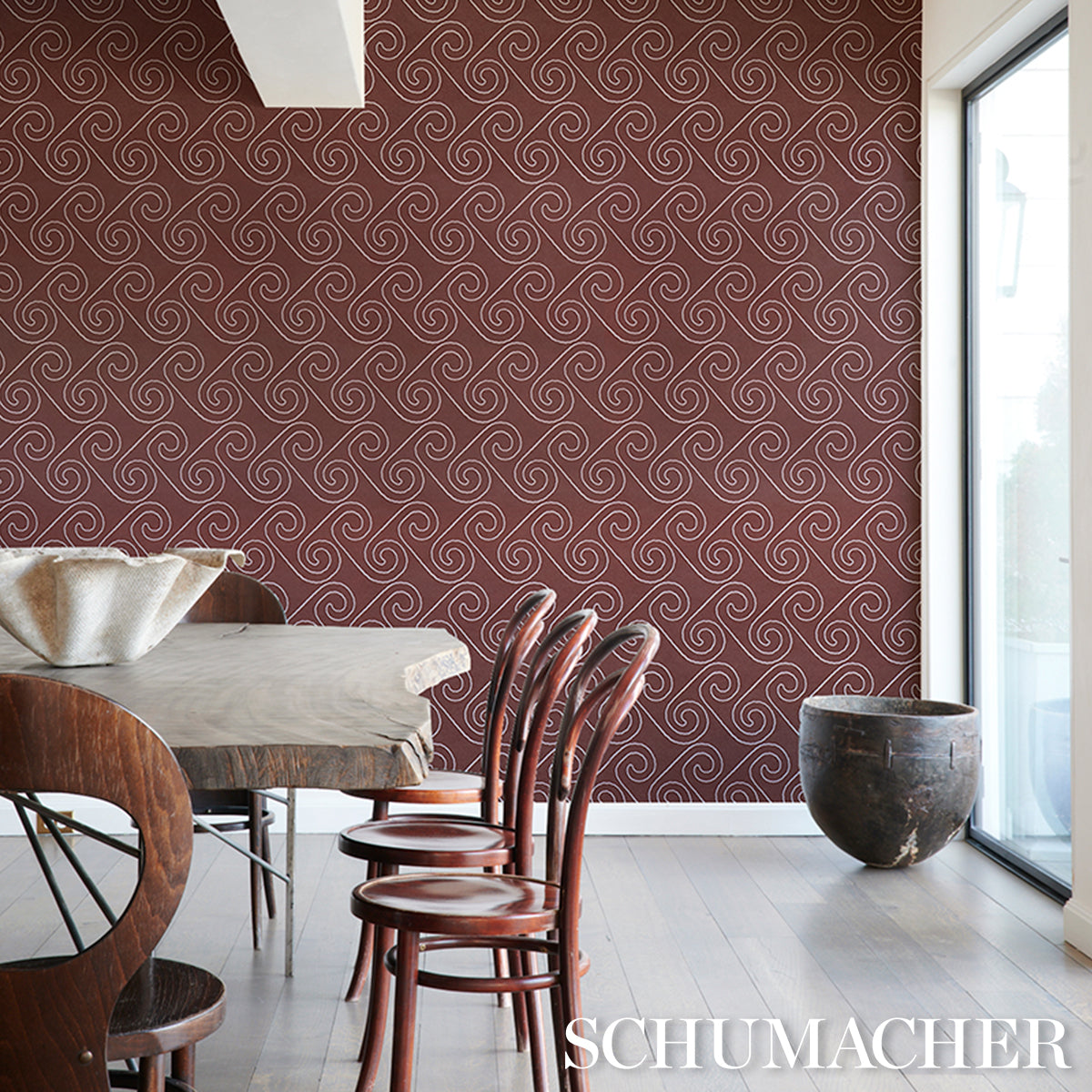 FORTUNA-PLUM-SCHUMACHER-5018362 - Schumacher Wallpaper