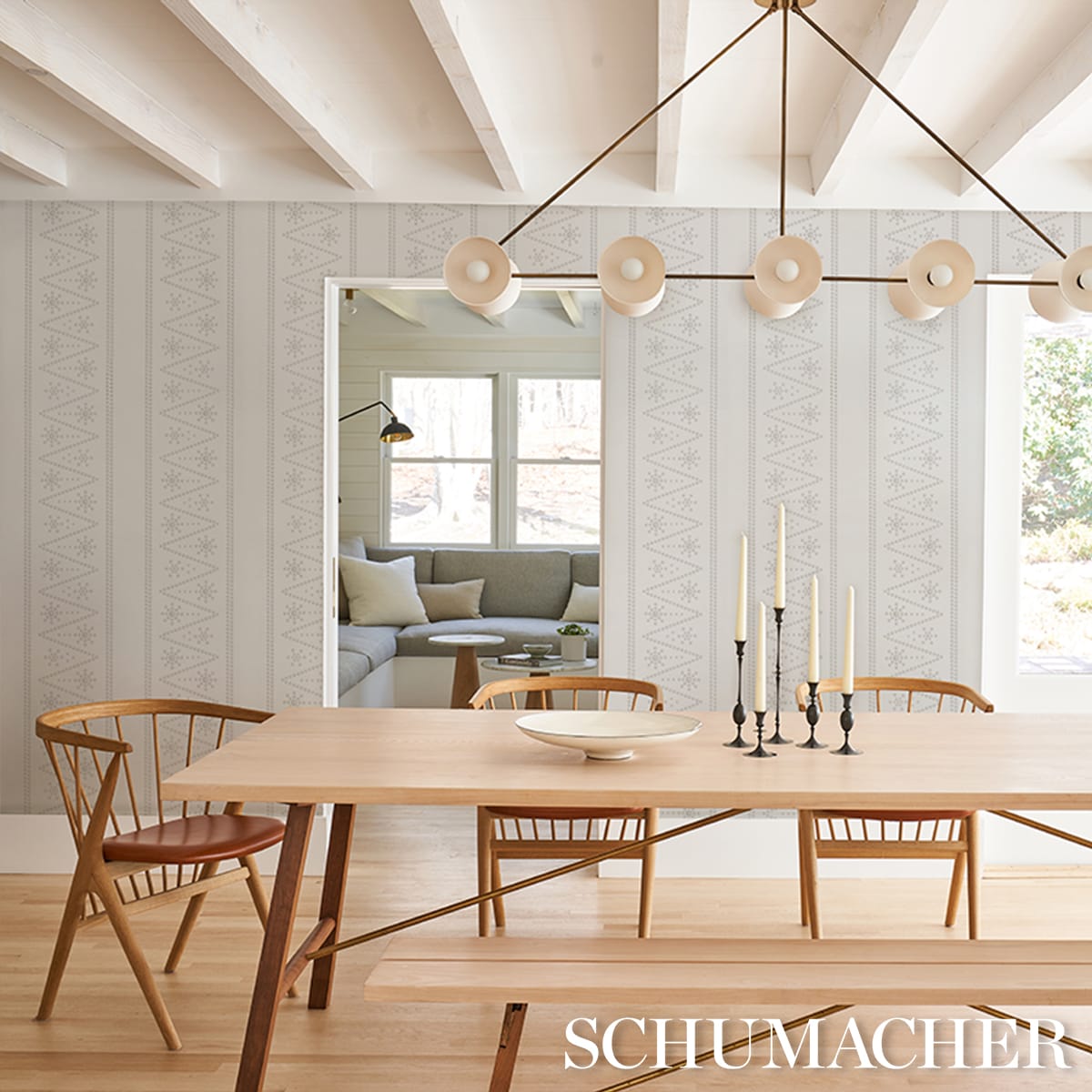 THE-PEARLIES-SILVER-SCHUMACHER-5018370 - Schumacher Wallpaper