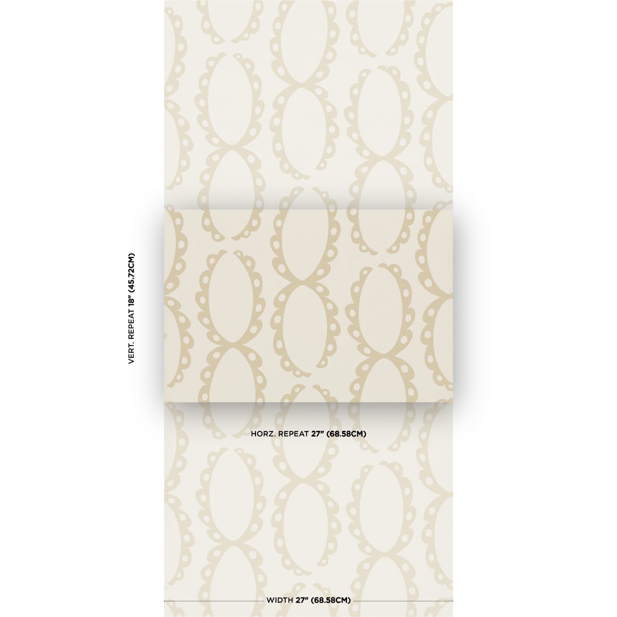 THE-SAINTS-WARM-WHITE-SCHUMACHER-5018380 - Schumacher Wallpaper