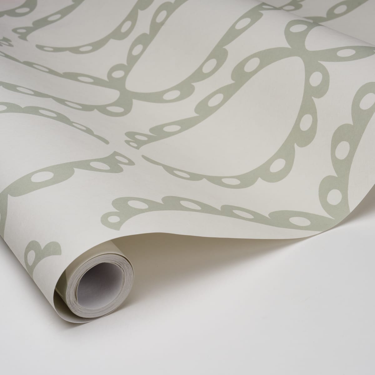 THE-SAINTS-COOL-GREEN-SCHUMACHER-5018382 - Schumacher Wallpaper