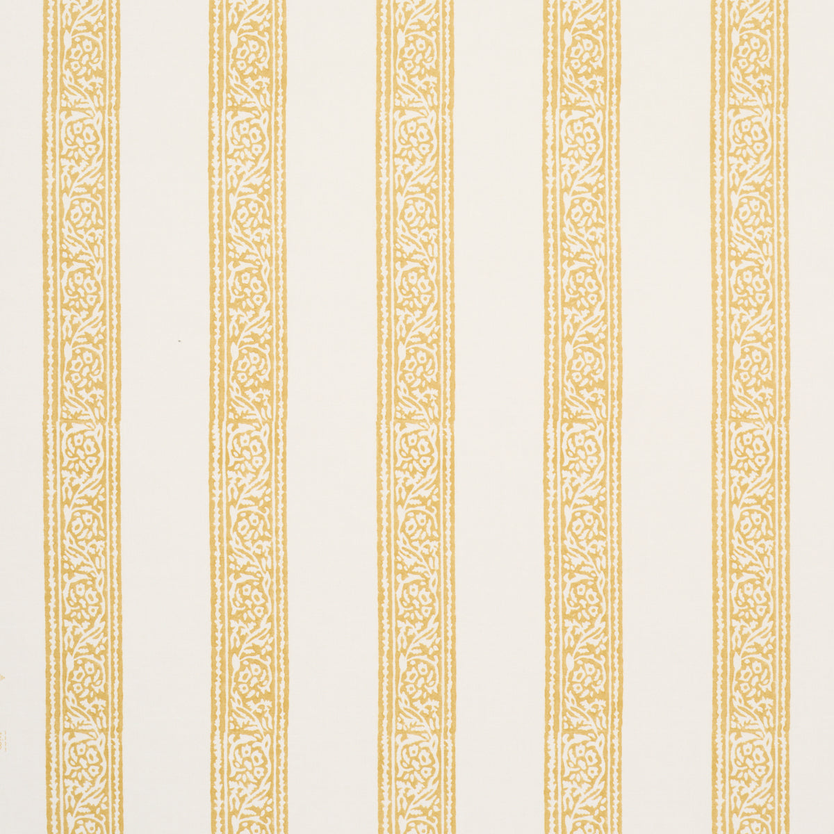 Schumacher Mahdavi Stripe wallpaper in Yellow, 5018451 - Schumacher Wallpaper