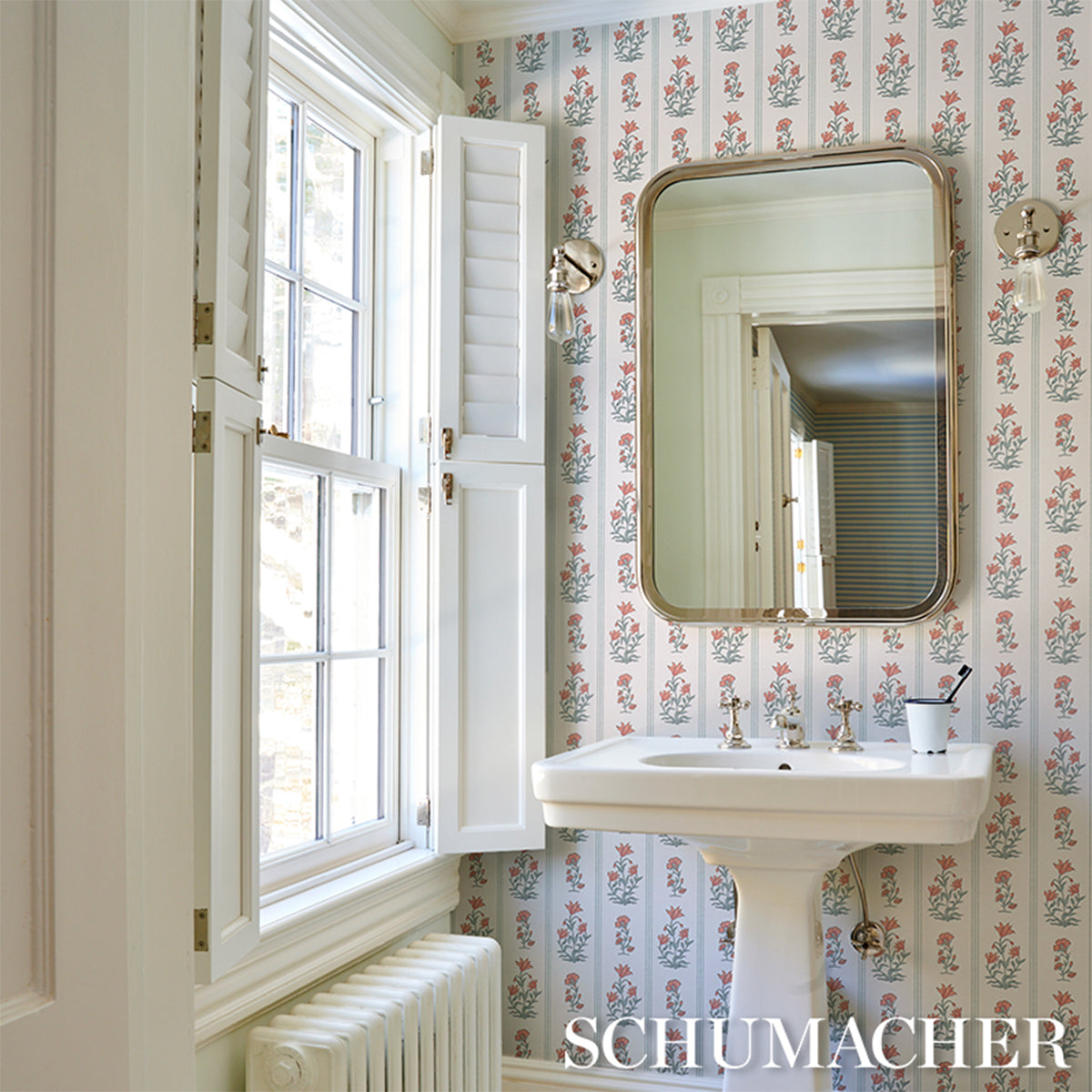 Schumacher Ellora wallpaper in Spice, 5018471 — view 5 - Schumacher Wallpaper