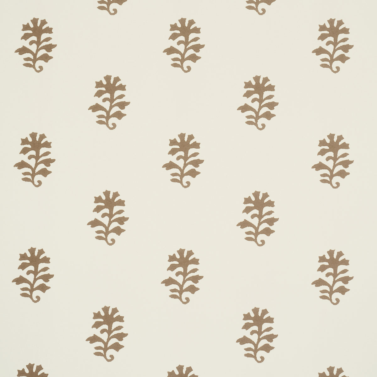 Schumacher Iksha wallpaper in Chestnut, 5018500 — view 3 - Schumacher Wallpaper