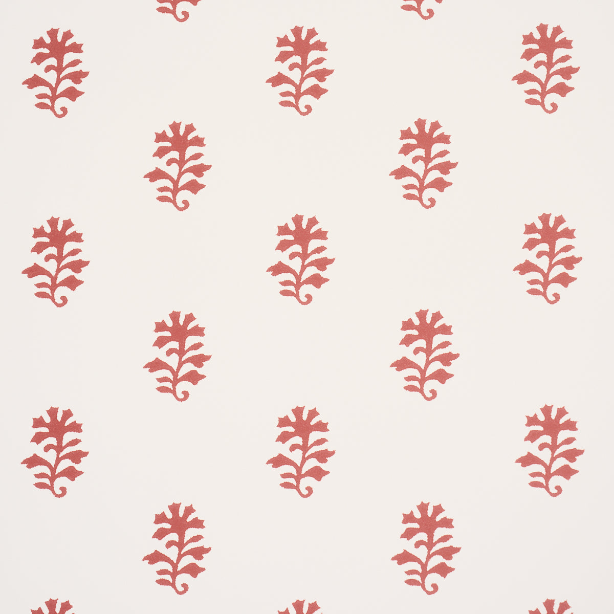 Schumacher Iksha wallpaper in Cranberry, 5018501 — view 3 - Schumacher Wallpaper