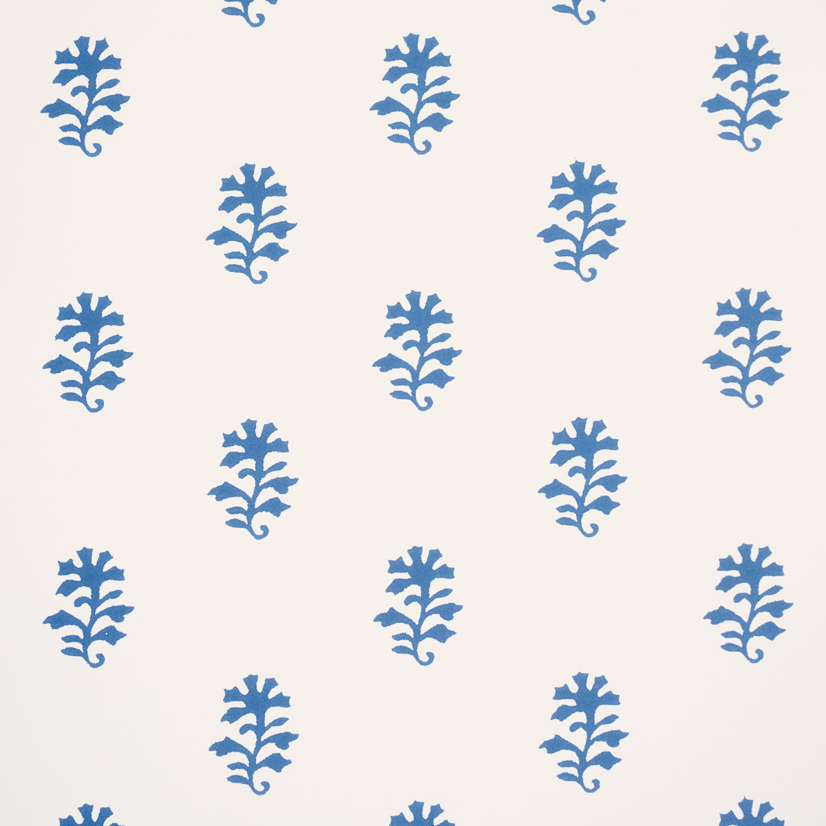 Schumacher Iksha wallpaper in Indigo, 5018502 — view 3 - Schumacher Wallpaper
