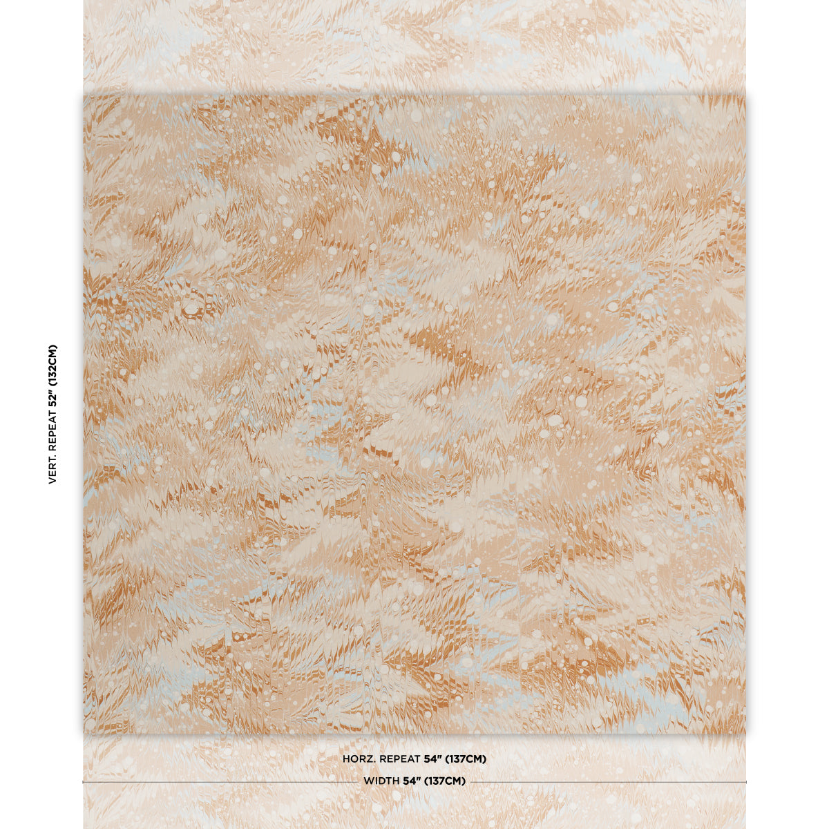 Schumacher Mesmeric wallpaper in Sand, 5018590 — view 2 - Schumacher Wallpaper