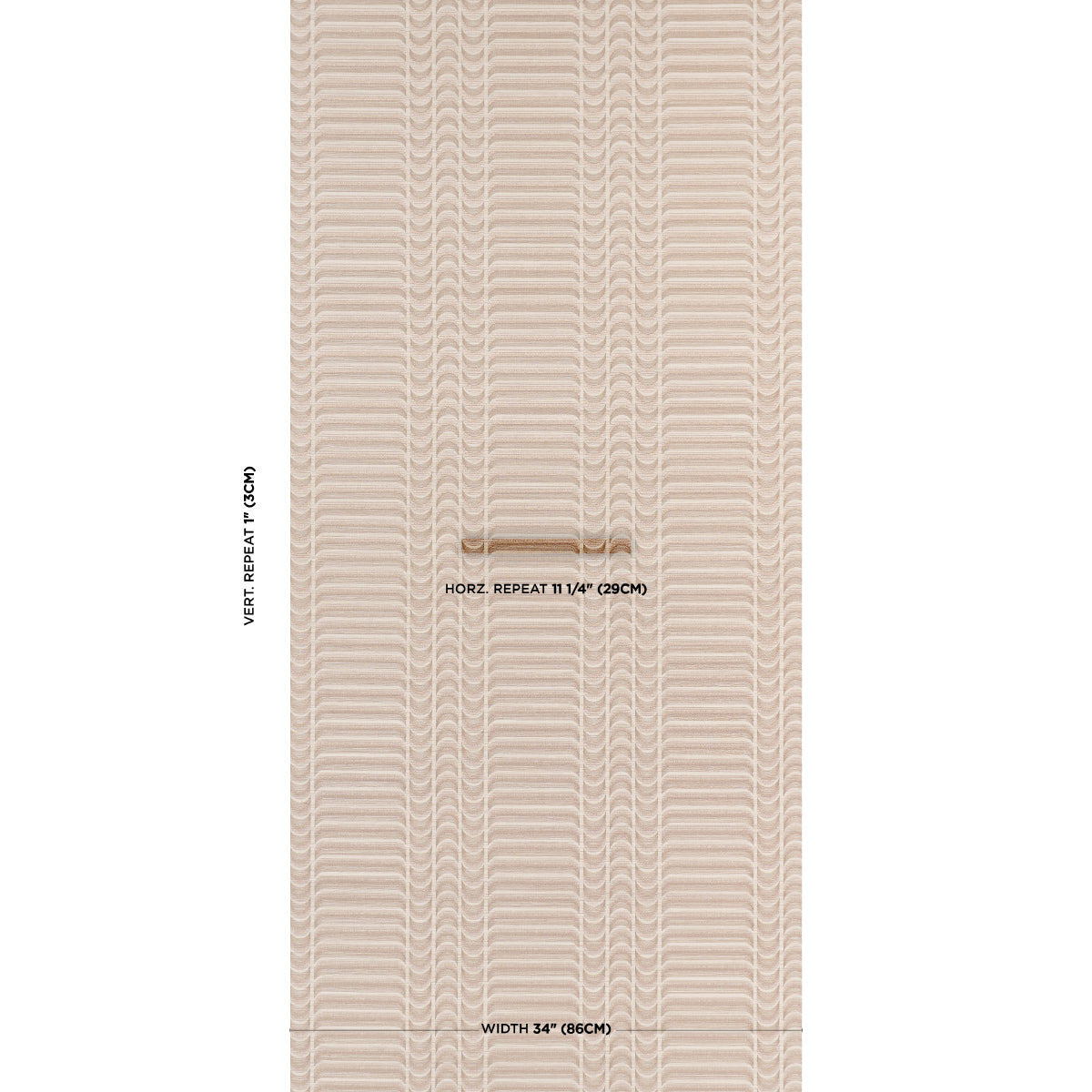 Schumacher Stay In Tune wallpaper in Sand, 5018600 — view 2 - Schumacher Wallpaper