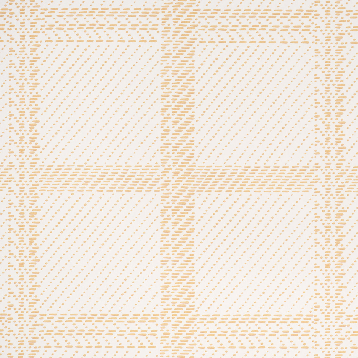 Schumacher Vibrato Plaid wallpaper in Antique Gold, 5018610 — view 3 - Schumacher Wallpaper