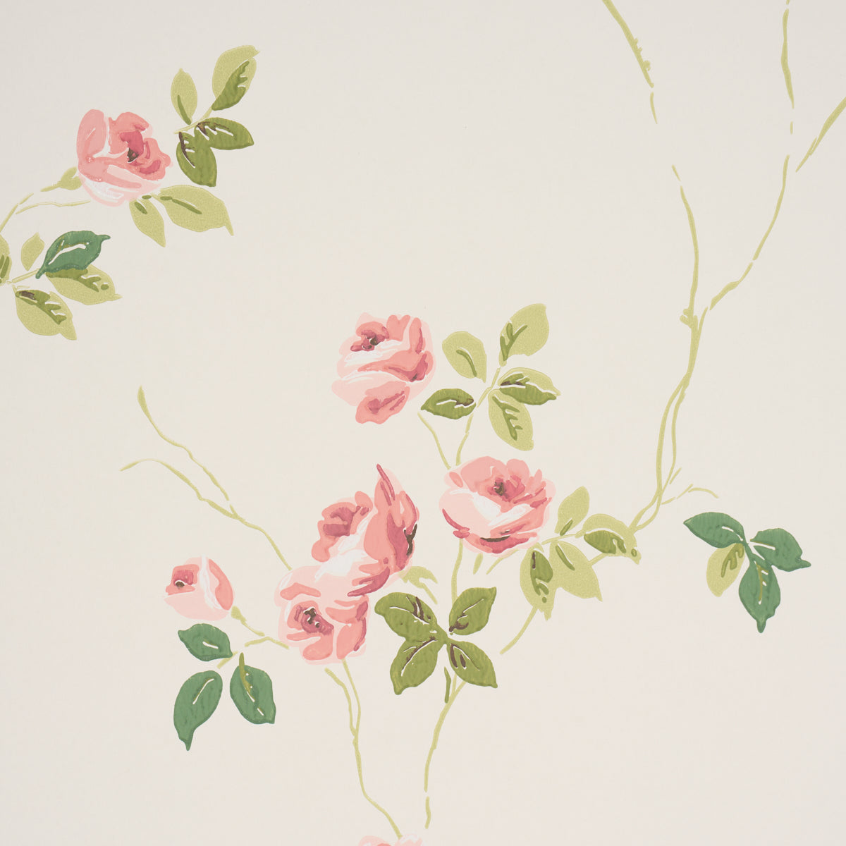 Schumacher Lady Of Shalott wallpaper in Petal, 5018661 — view 3 - Schumacher Wallpaper