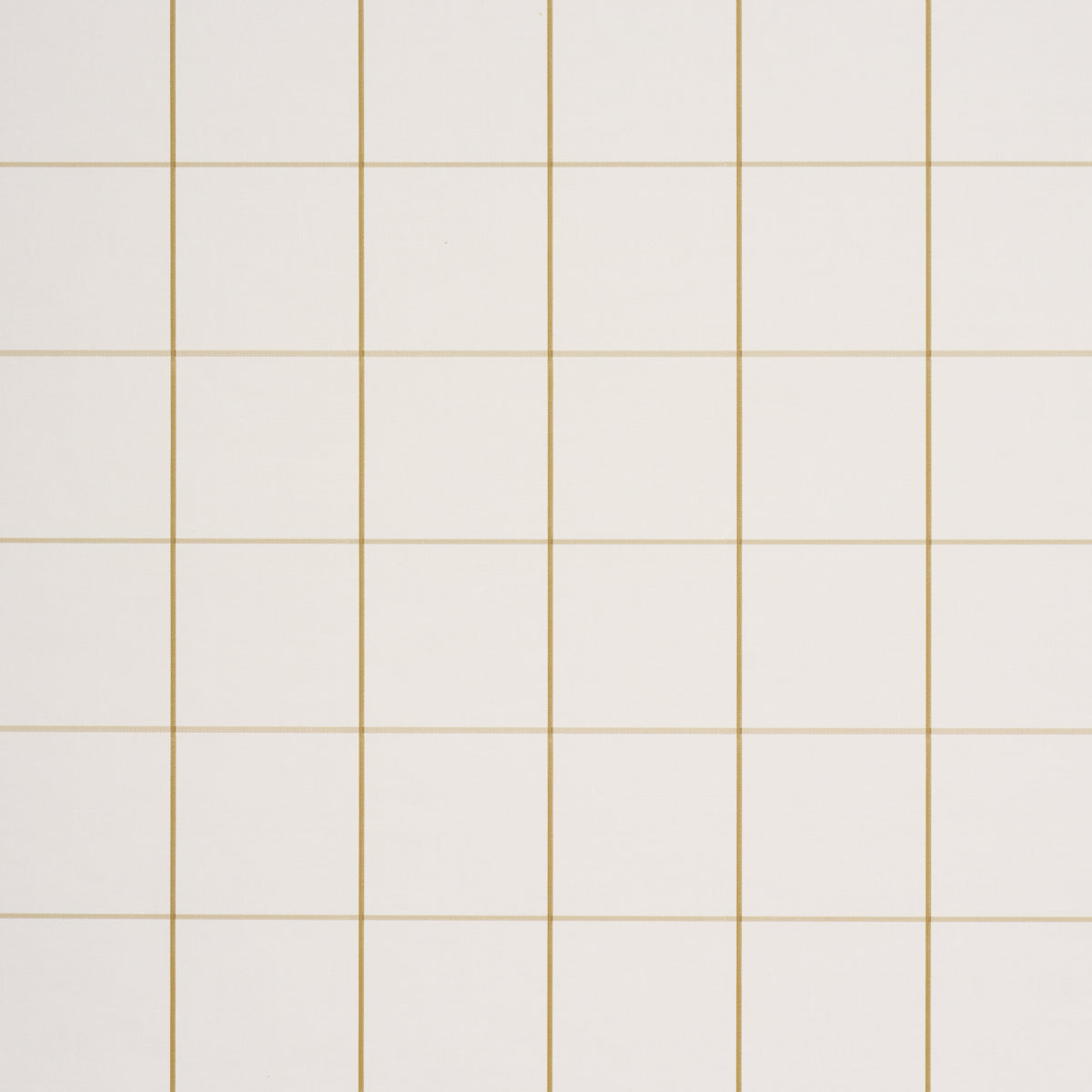 Schumacher Woodman Check wallpaper in Straw, 5018702