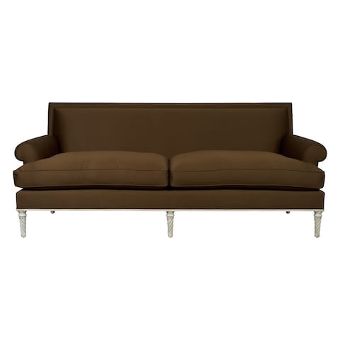 PRESTWICK-WOOL-SATIN-BARK-SCHUMACHER-51531 - Schumacher Fabric