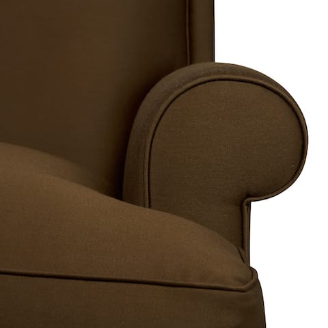 PRESTWICK-WOOL-SATIN-BARK-SCHUMACHER-51531 - Schumacher Fabric