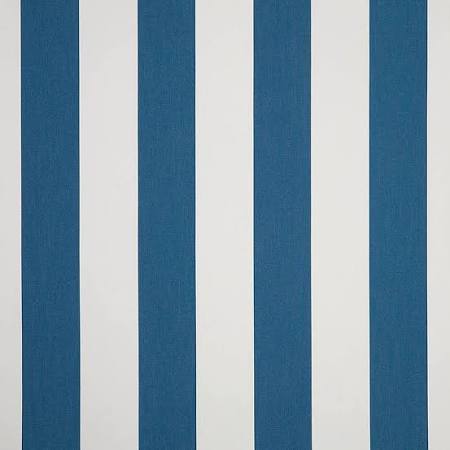 Color: Blue, Material: 100% Sunbrella Acrylic, Mildew Resistant: Yes, Pattern Direction: Left to Right, Recommended Use: Indoor Outdoor Upholstery Cushion Pillow Drapery, Warranty: 5 Year, Water Repellent: Yes, Width: 54", Type: Stripe, Pattern Direction: Up the roll, Repeat: 6.8Vx0H