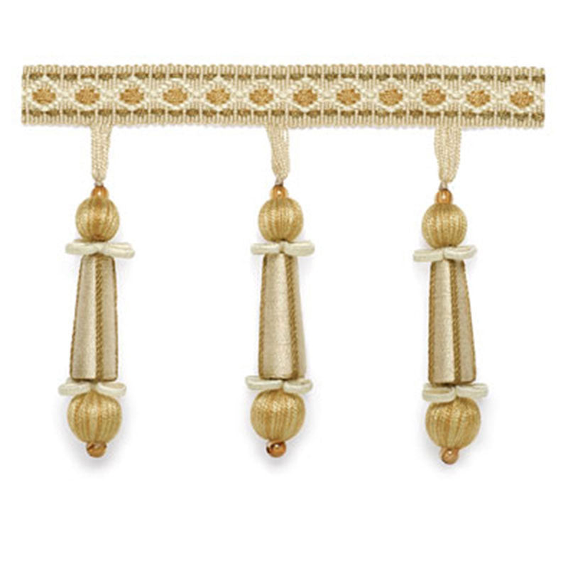 ADDINGTON-MOLDED-TASSEL-FRINGE-CHAMPAGNE-SCHUMACHER-63283 - Schumacher Trim
