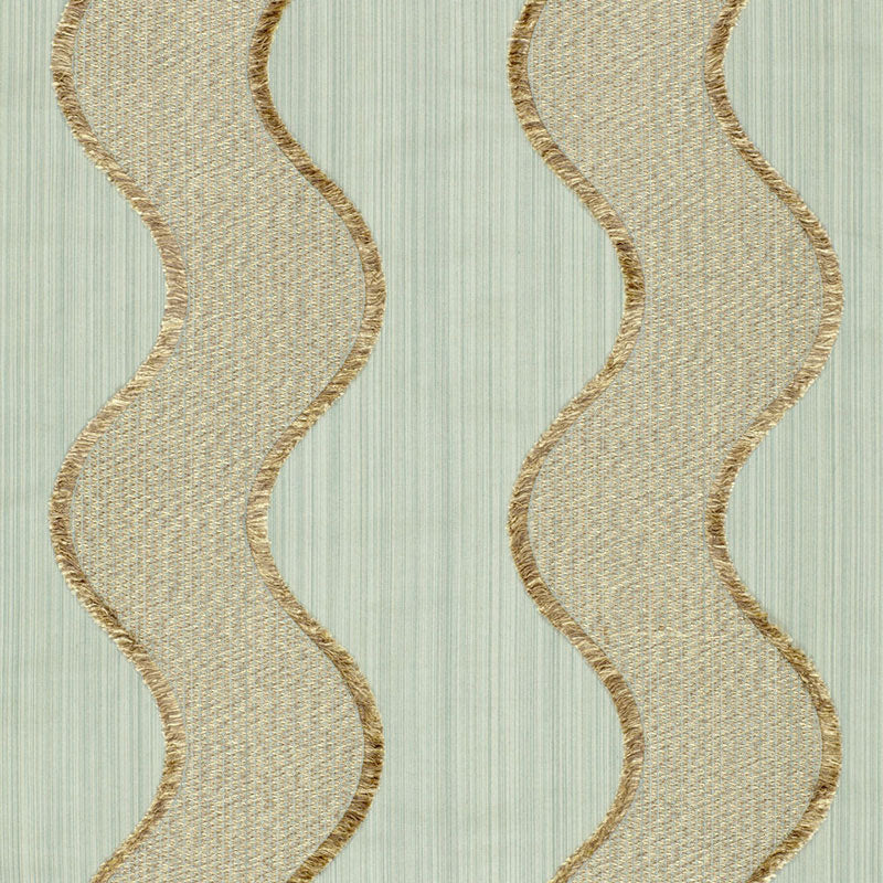 WAVELENGTH-AQUA-SCHUMACHER-63702 - Schumacher Fabric