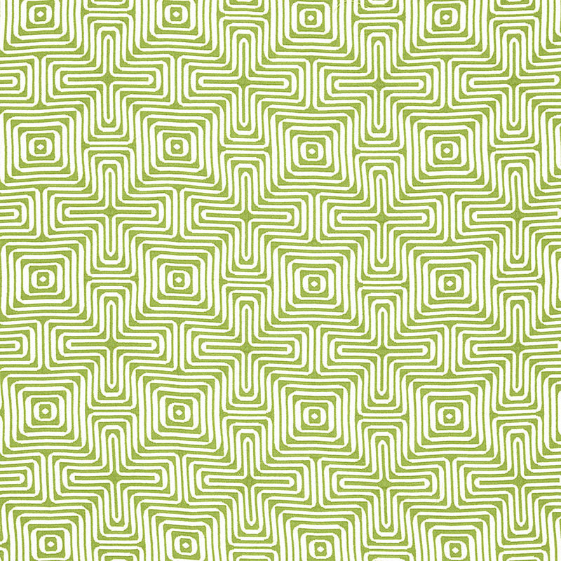 AMAZING-MAZE-INDOOR-OUTDOOR-PALM-SCHUMACHER-65321 - Schumacher Fabric
