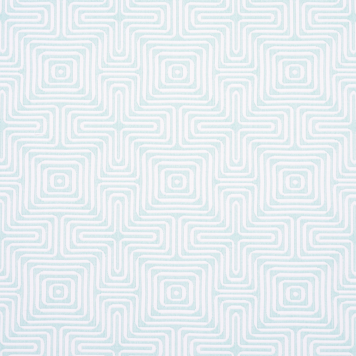 AMAZING-MAZE-INDOOR-OUTDOOR-AQUA-BREEZE-SCHUMACHER-65326 - Schumacher Fabric