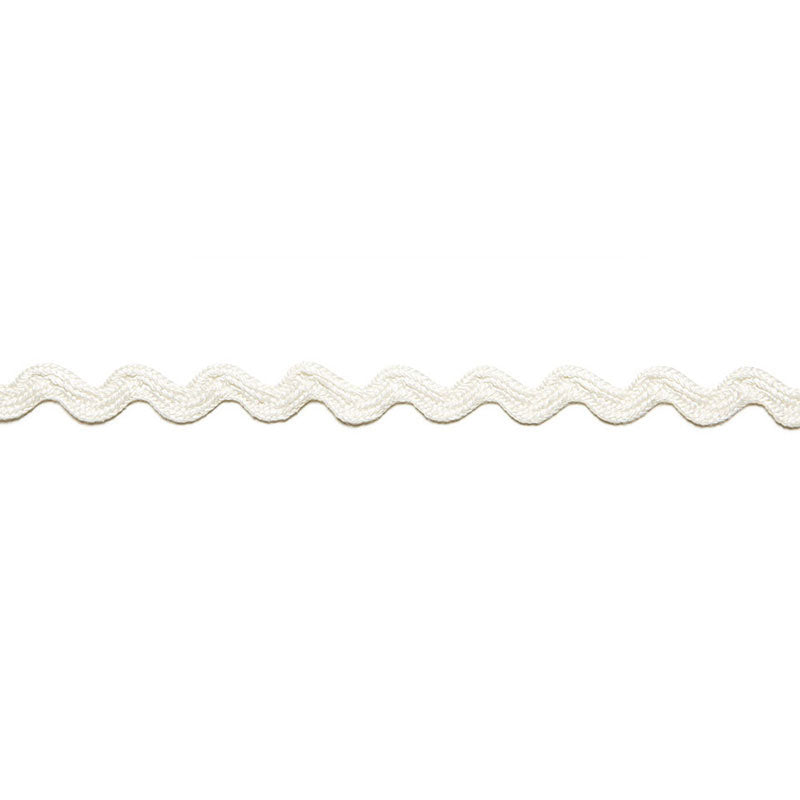CHANTAL-LINEN-RICKRACK-BLANC-SCHUMACHER-65460 - Schumacher Recortar