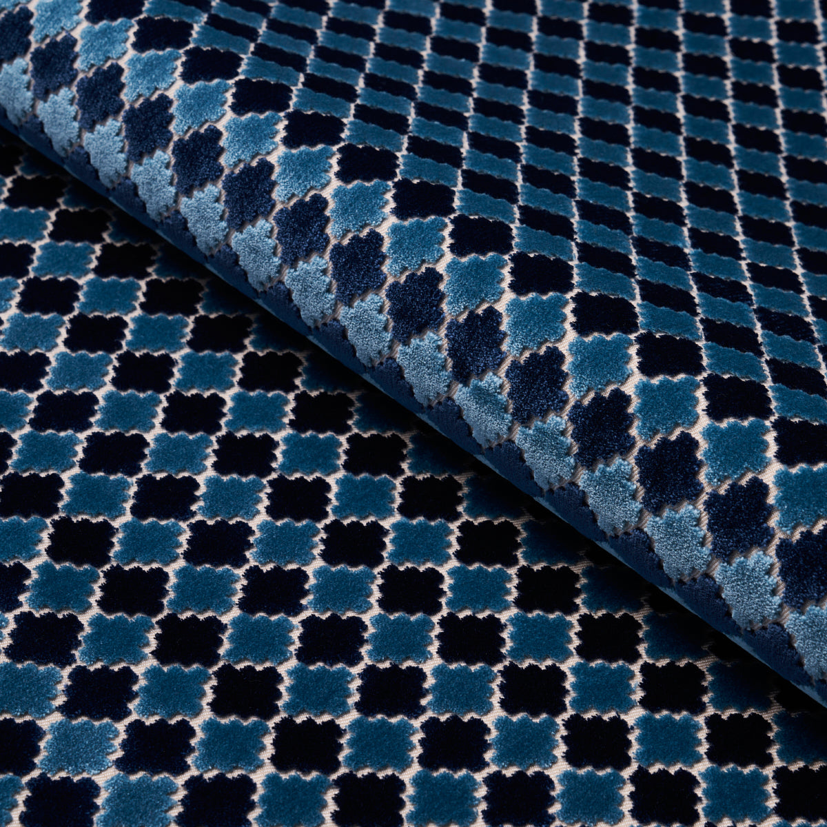 MARRAKESH-VELVET-INDIGO-SCHUMACHER-65645 - Schumacher Fabric