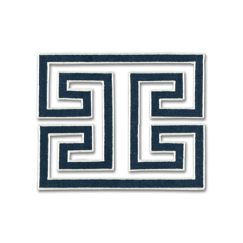 MADAME-WU-APPLIQU-BLEU-MARINE-SCHUMACHER-66132 - Schumacher Recortar