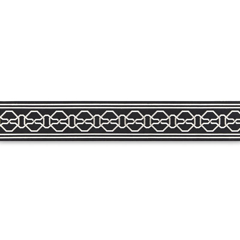 MALMAISON-TAPE-NOIR-SWAN-SCHUMACHER-66153 - Schumacher Trim