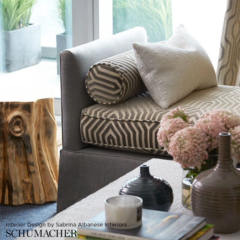VANDERBILT-VELVET-DOVE-SCHUMACHER-66190 - Schumacher Fabric