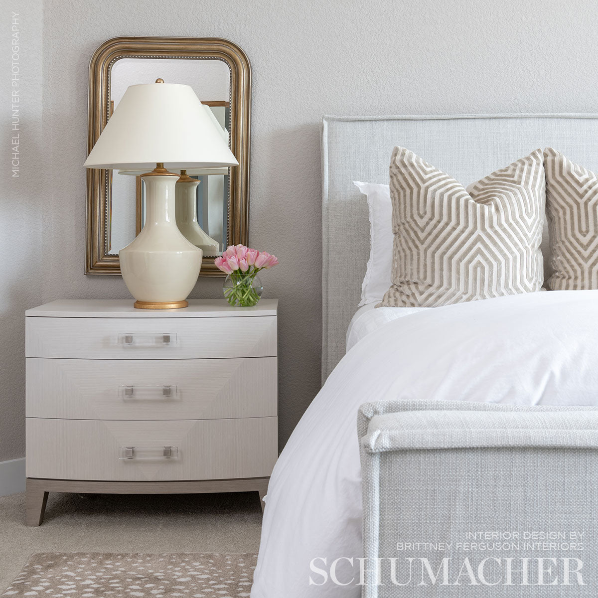 VANDERBILT-VELVET-DOVE-SCHUMACHER-66190 - Schumacher Fabric