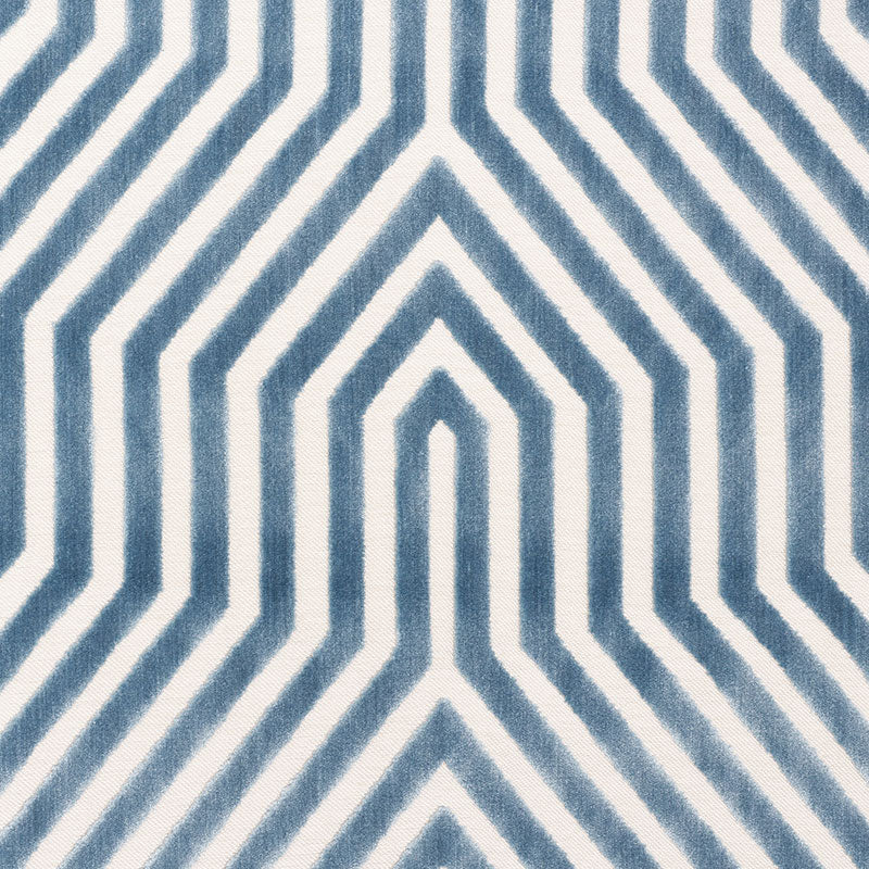 VANDERBILT-VELVET-MARINE-SCHUMACHER-66195 - Schumacher Fabric