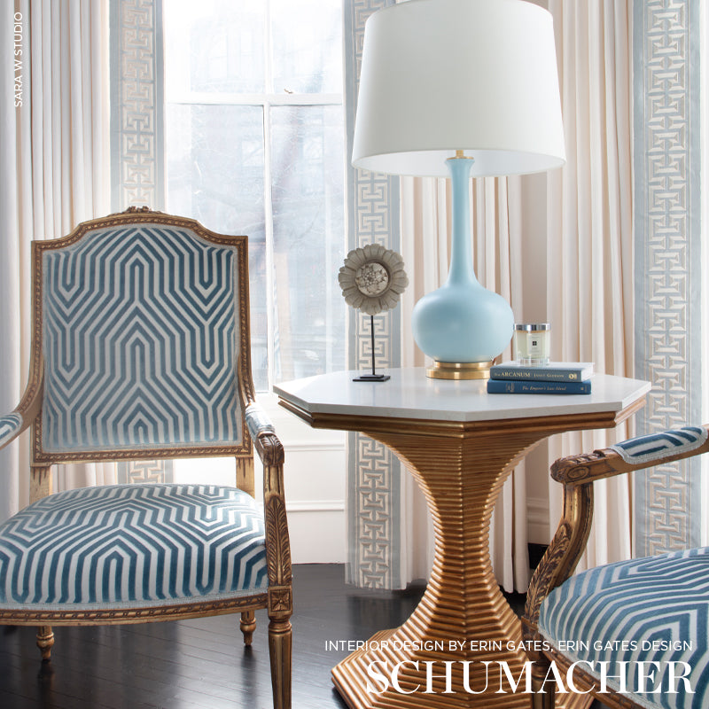 VANDERBILT-VELVET-MARINE-SCHUMACHER-66195 - Schumacher Fabric
