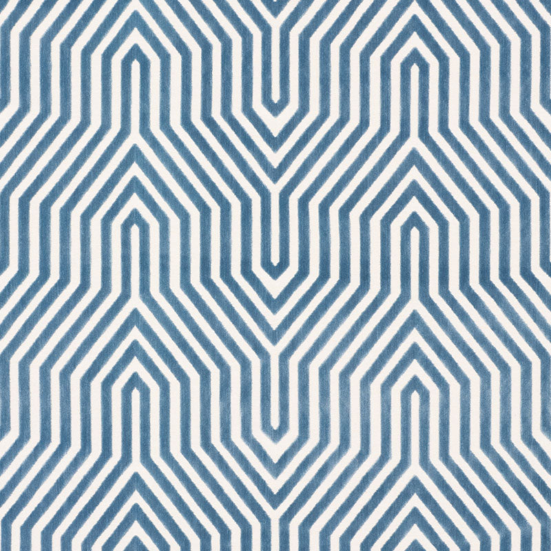 VANDERBILT-VELVET-MARINE-SCHUMACHER-66195 - Schumacher Fabric