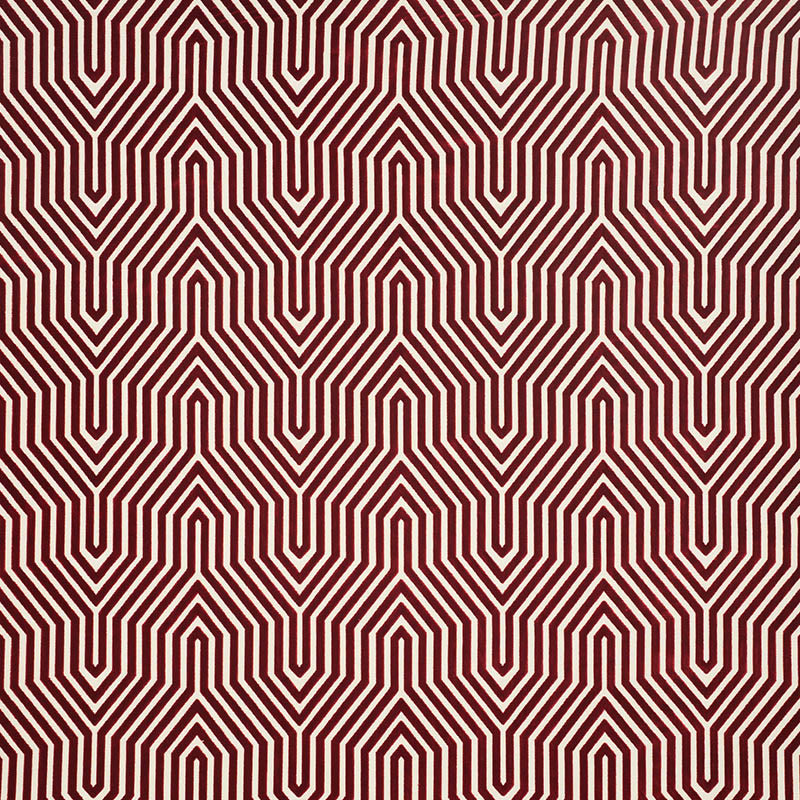 Vanderbilt Velvet - Garnet - Schumacher 66196 Fabric - Schumacher Fabric