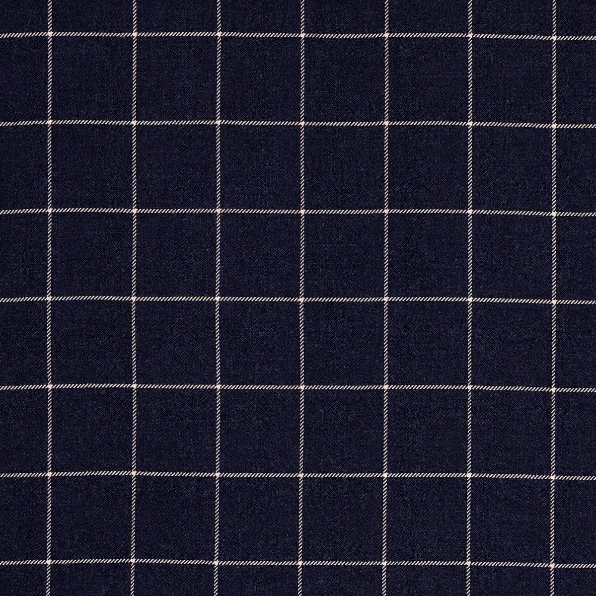 BANCROFT-WOOL-PLAID-NAVY-SCHUMACHER-66774 - Schumacher Fabric