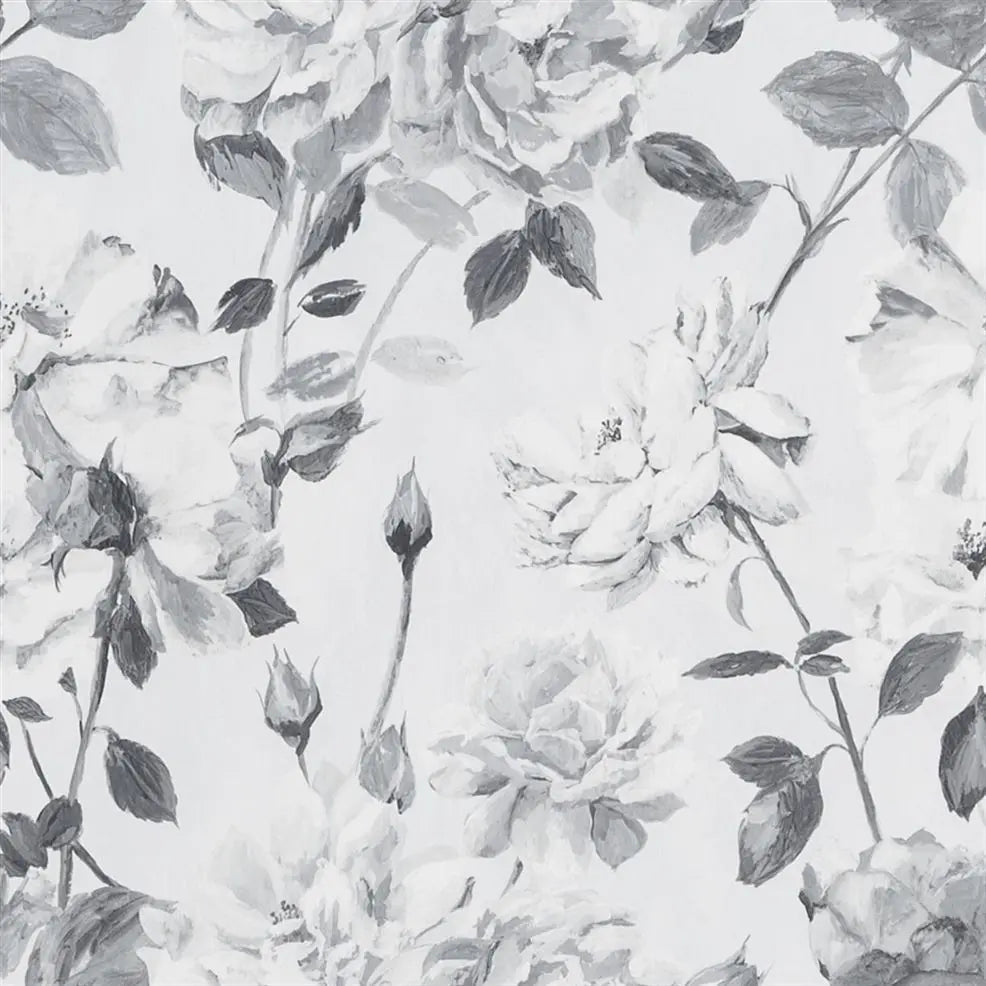 Couture Rose Wallpaper Noir PDG711-06 by Designers Guild -Wallpaper