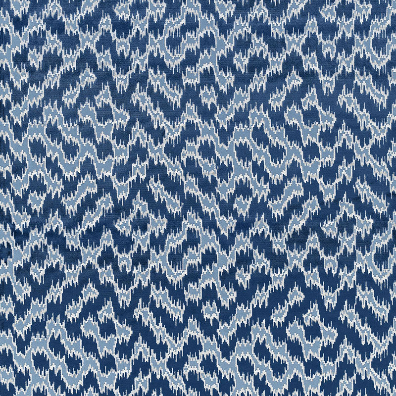 Serenissimo Velvet - Water - Schumacher 68671 Fabric - Schumacher Fabric
