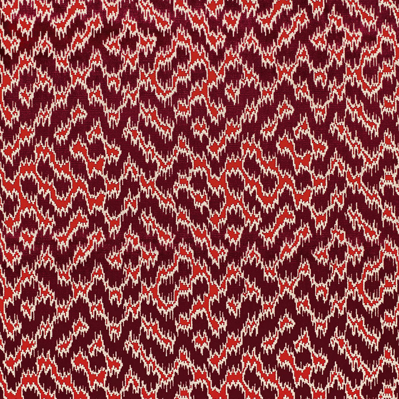 Serenissimo Velvet - Rouge - Schumacher 68672 Fabric - Schumacher Fabric