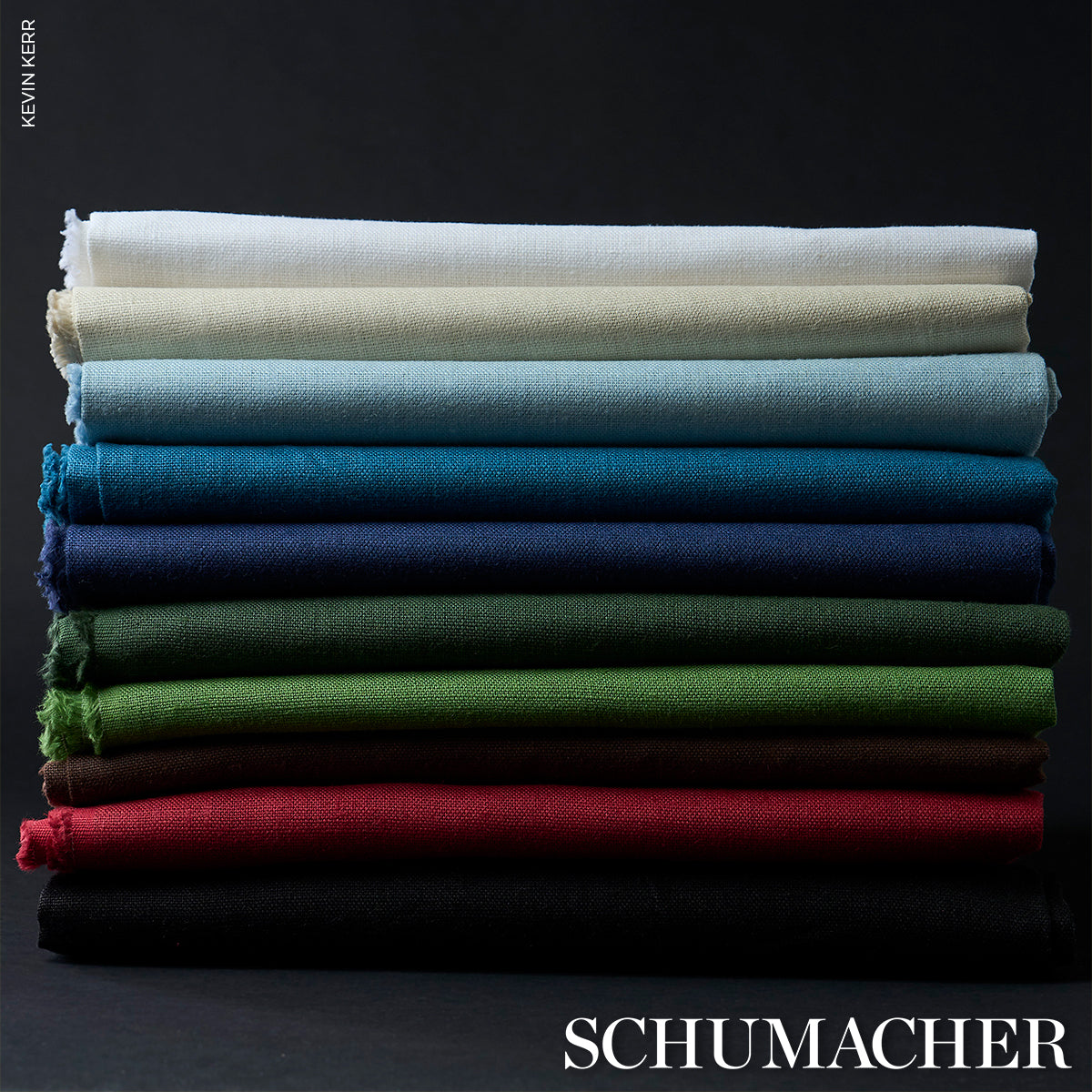 LANGE-GLAZED-LINEN-BLANC-SCHUMACHER-69330 - Schumacher Fabric