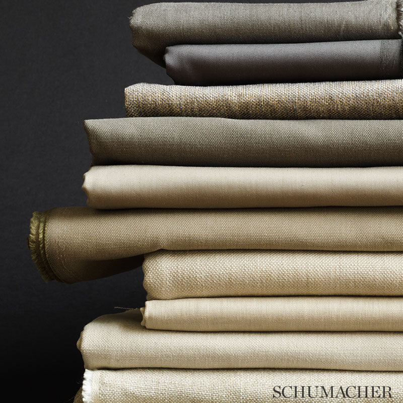 Lange Glazed Linen - Graphite - Schumacher 69340 Fabric - Schumacher Fabric