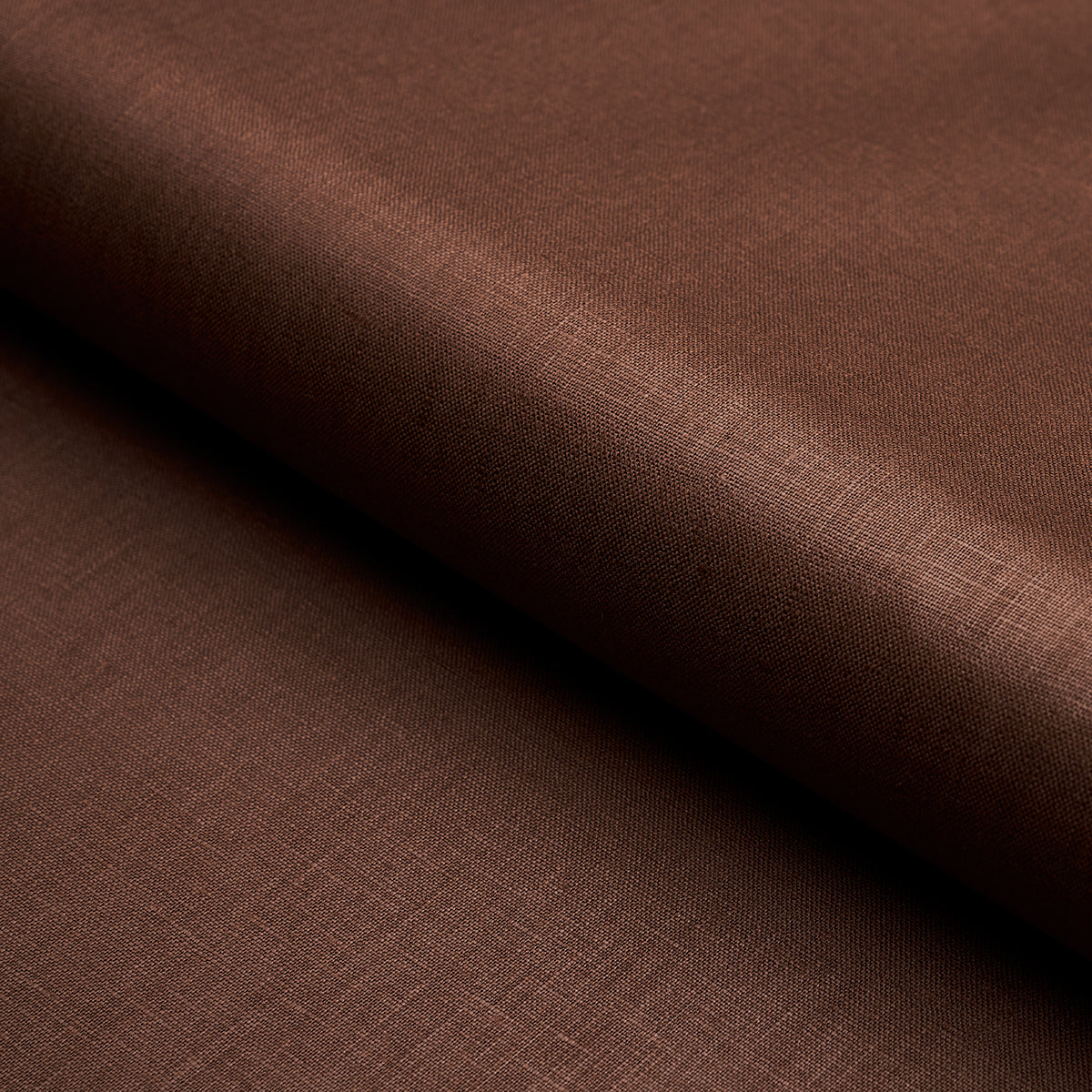 LANGE-GLAZED-LINEN-BROWN-SCHUMACHER-69369 - Schumacher Fabric