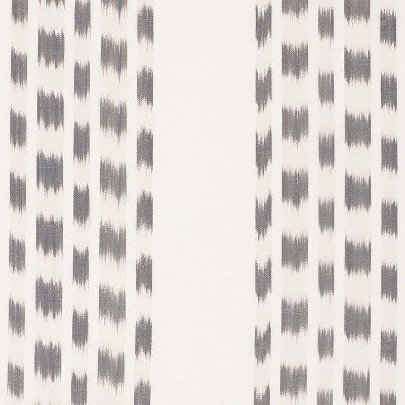 IZMIR-IKAT-STRIPE-GREY-SCHUMACHER-69473 - Schumacher Fabric