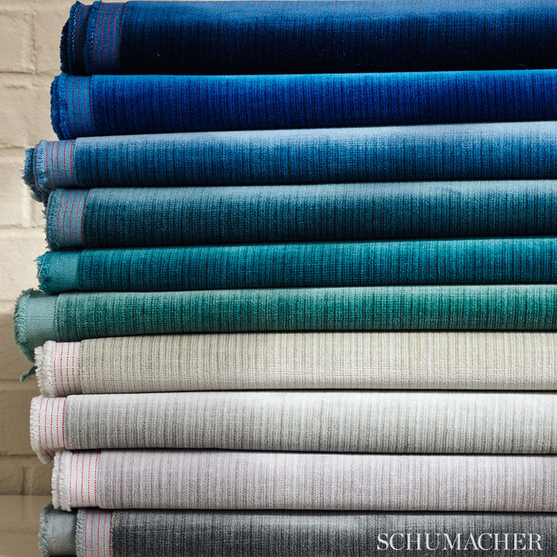 ANTIQUE-STRIE-VELVET-ASH-SCHUMACHER-69748 - Schumacher Fabric