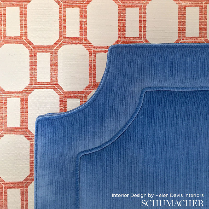 ANTIQUE-STRIE-VELVET-PLUM-SCHUMACHER-69769 - Schumacher Fabric