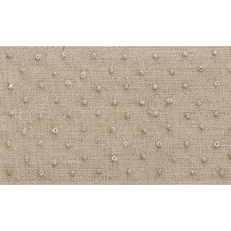 NORTHERN-LIGHTS-BEADED-TAPE-NATURAL-SCHUMACHER-70622 - Schumacher Trim