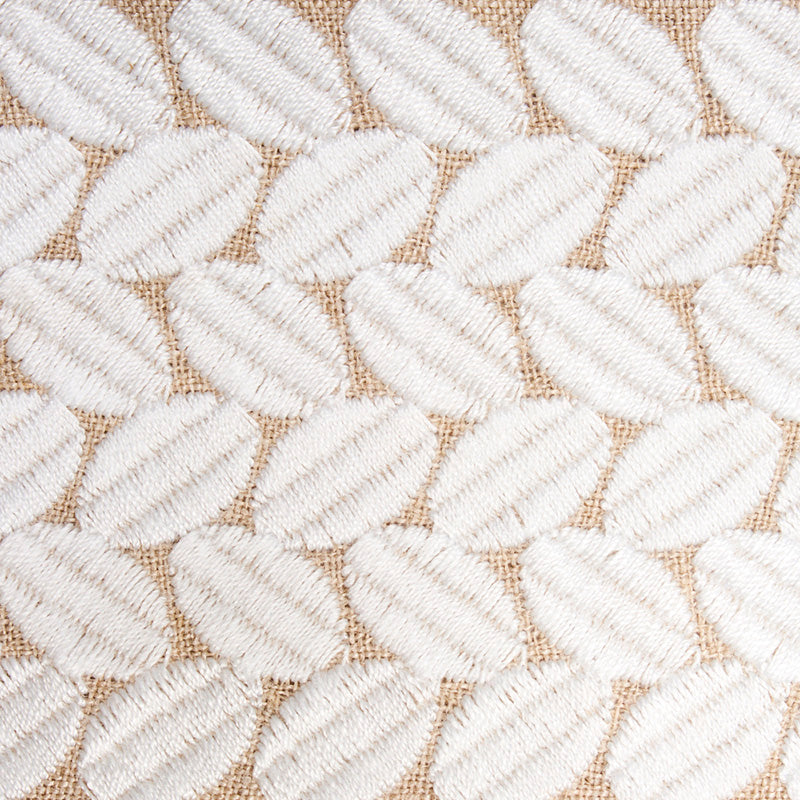 BERKELEY-TAPE-WIDE-IVORY-ON-NATURAL-SCHUMACHER-70658 - Schumacher Recortar