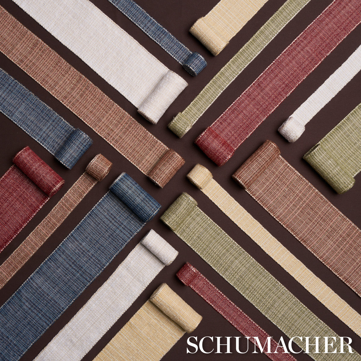 TWEED-TAPE-MEDIUM-INDIGO-SCHUMACHER-70738 - Schumacher Recortar