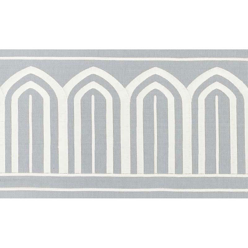 ARCHES-EMBROIDERED-TAPE-WIDE-SKY-SCHUMACHER-70773 - Schumacher Recortar